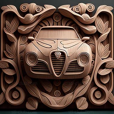 3D модель Alfa Romeo 500 (STL)